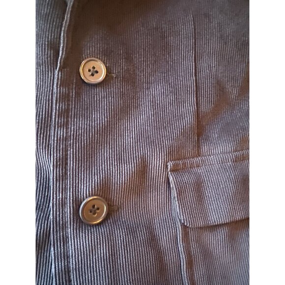 Lito Childrens Wear Navy Corduroy Blazer Jacket Size 5 Polyester Blend - Picture 2 of 4